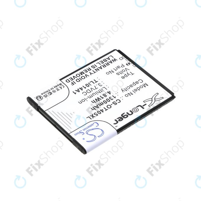 Батерия за Alcatel OneTouch Evolve, 1300mAh, Li-Ion, 3.7V, TLi014A1, HQ