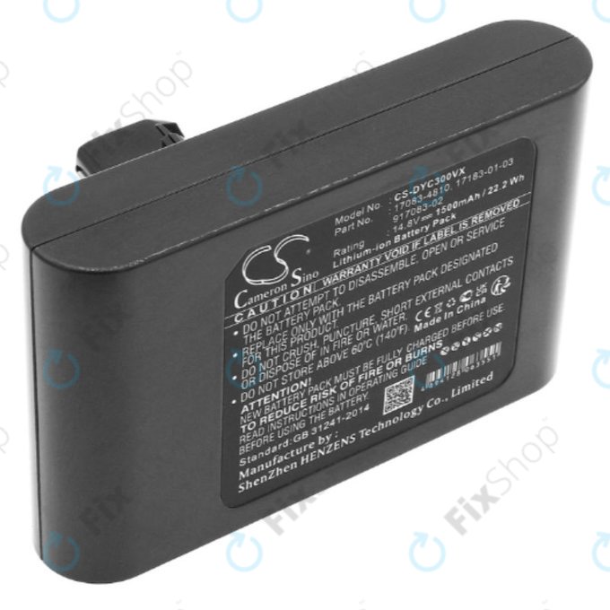 Батерия за Dyson DC30, DC35, 17083-4810, 17183-01-03, 917083-02, 14.8V, 1500mAh, HQ