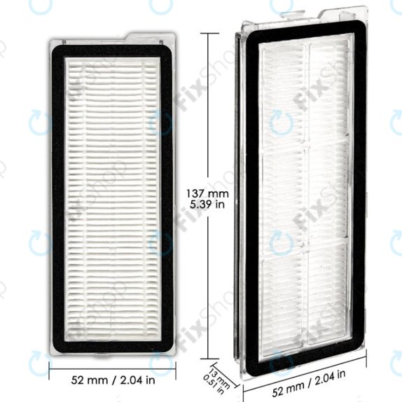 Прахов филтър, 2 бр. за Xiaomi Roborock QV 35A, QV 35S