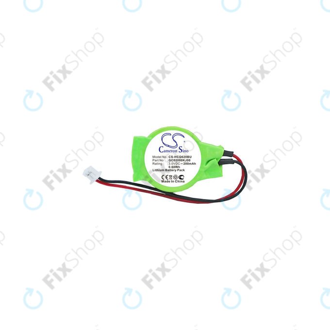 Батерия за CMOS for Advent, Asus, HP, MSI, 200mAh, Lithium, 3V, GC02000KJ00, HQ
