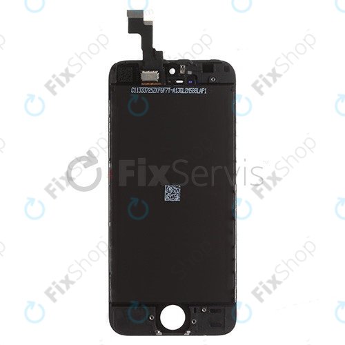 Дисплей за iPhone 5S, SE, Black, Тъчскрийн с рамка