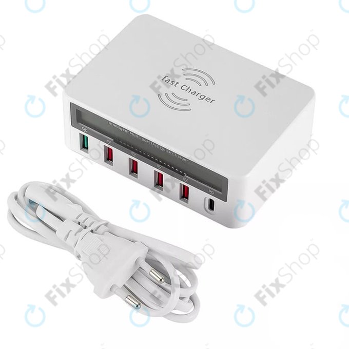 Сервизна зарядна станция WLX-818F, USB 3.0, USB-C