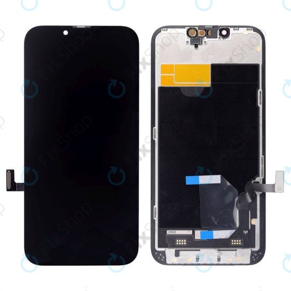 Дисплей Hard OLED за iPhone 13, Тъчскрийн с рамка, FixPremium