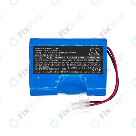 Батерия за Hoover RBC-series, RB219, 35601403, Li-Ion 14.4V 2500mAh, HQ