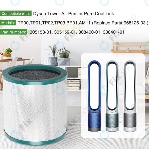 Dyson Purifier Cool-series, Pure Cool-series - HEPA филтър (Активен въглен)
