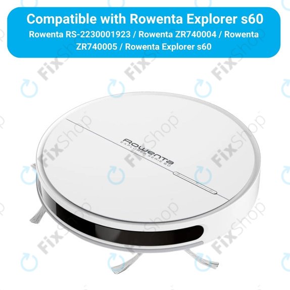 Комплект резервни части за Rowenta Explorer s60 (1x Основна четка, 2x Филтър, 4x Странична четка, 2x Моп кърпа)