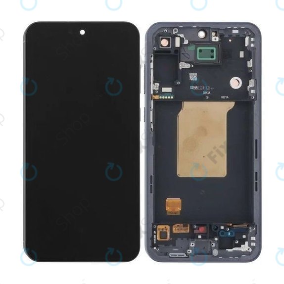 дисплей за Samsung A55 A556B, Тъчскрийн и рамка, Awesome Iceblue, TFT