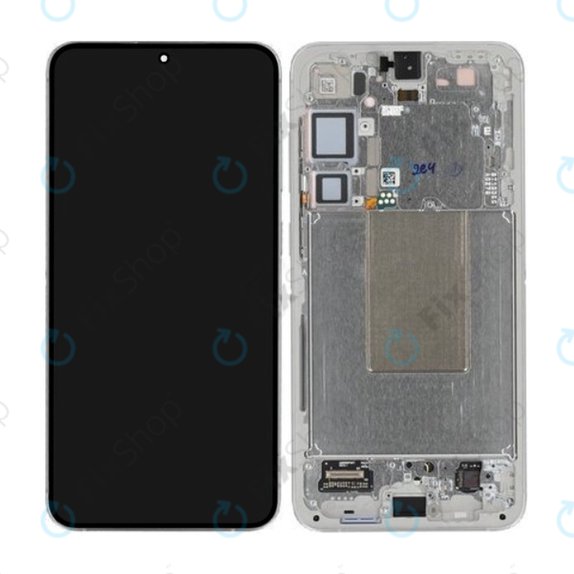 Дисплей OLED за Samsung S24 Plus S926B, Тъчскрийн и рамка, Marble Grey