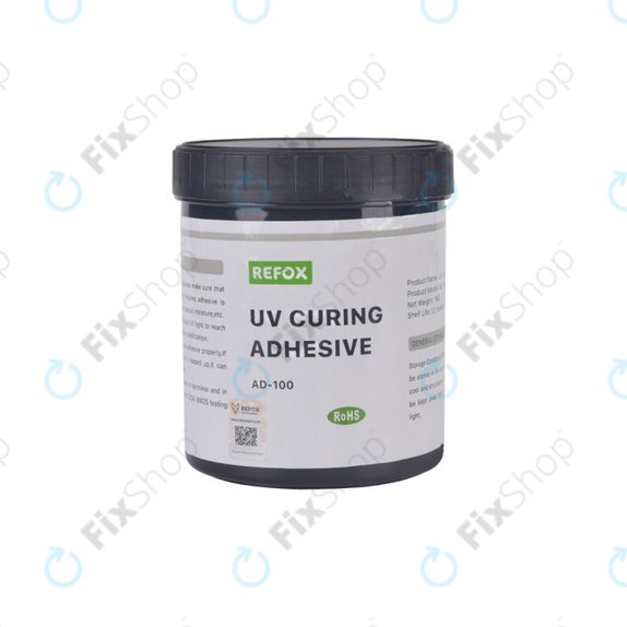 UV втвърдяващо се водоустойчиво лепило (1kg), Refox AD-100