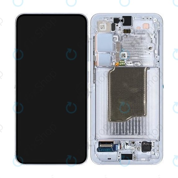 Дисплей за Samsung S25, Icyblue, Тъчскрийн с рамка, GH82-36329C Genuine Service Pack