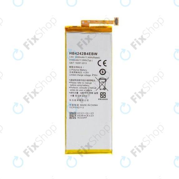 Батерия за Huawei Honor 6, Huawei Honor 4X, HB4242B4EBW, 3100mAh