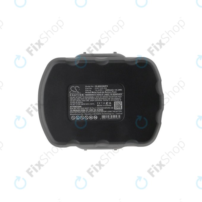 Батерия за Bosch 13614, 3000mAh, Ni-MH, 14.4V, 2 607 335 264, HQ