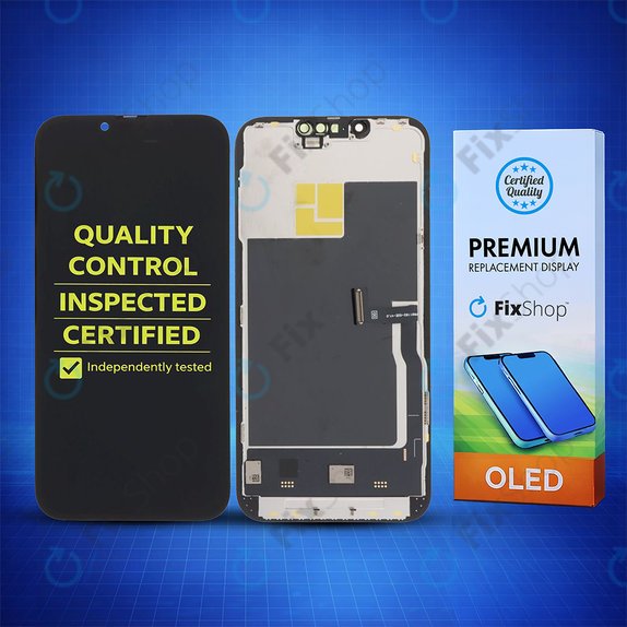 Дисплей Soft OLED 120Hz за iPhone 13 Pro, Тъчскрийн с рамка, FixPremium