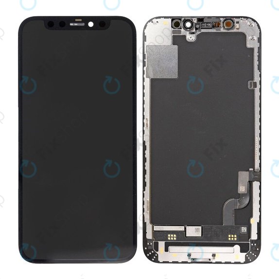 Дисплей Hard OLED за iPhone 12 Mini, Тъчскрийн с рамка, FixPremium