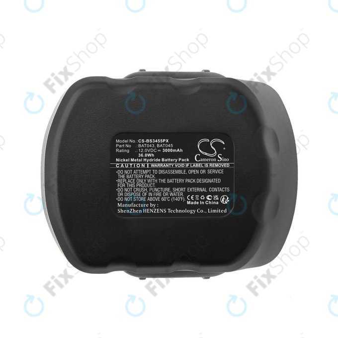 Батерия за Bosch 12V, 3000mAh, BAT043, BAT045