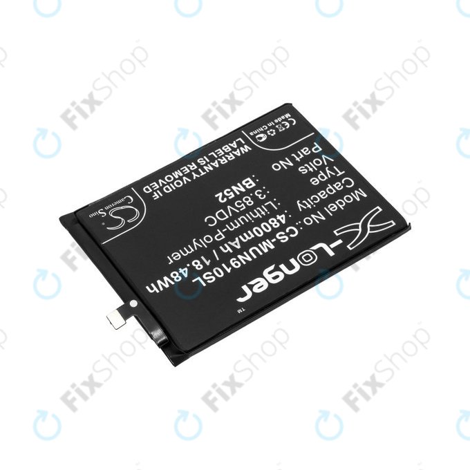 Батерия за Xiaomi Redmi Note 9 Pro, 4800mAh, Li-Pol, 3.85 V, BN52, HQ