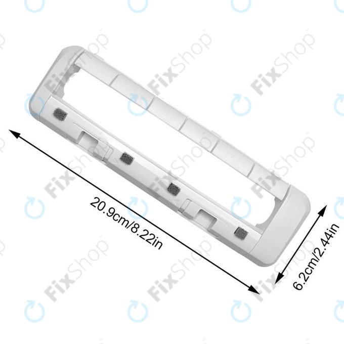 Капак на основната четка за Xiaomi Dreame L20 Ultra, X20 Pro, X20 Pro Plus, бял, White