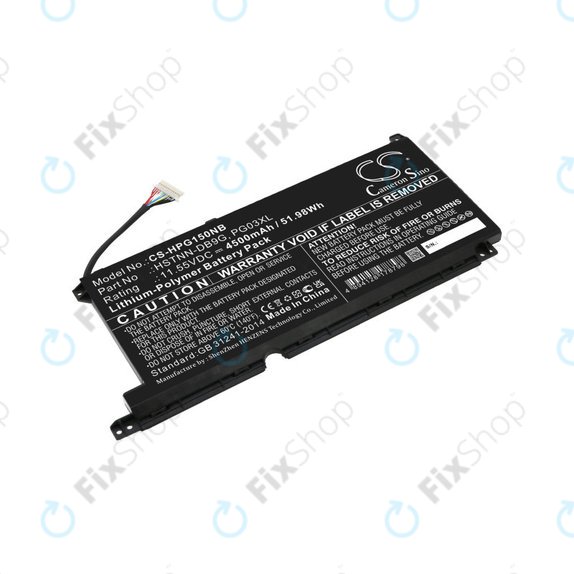 Батерия за HP Pavilion Gaming 15,16, Spectre X360 15, 4500mAh, Li-Pol, 11.55V, 3ICP6/60/72, HQ