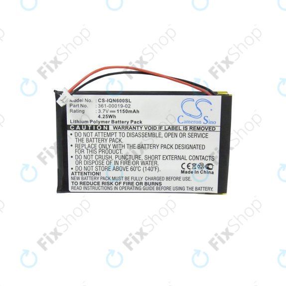 Батерия за Garmin Nüvi 660, 660 FM, 1150mAh, Li-Pol, 3.7V, 361-00019-02, HQ