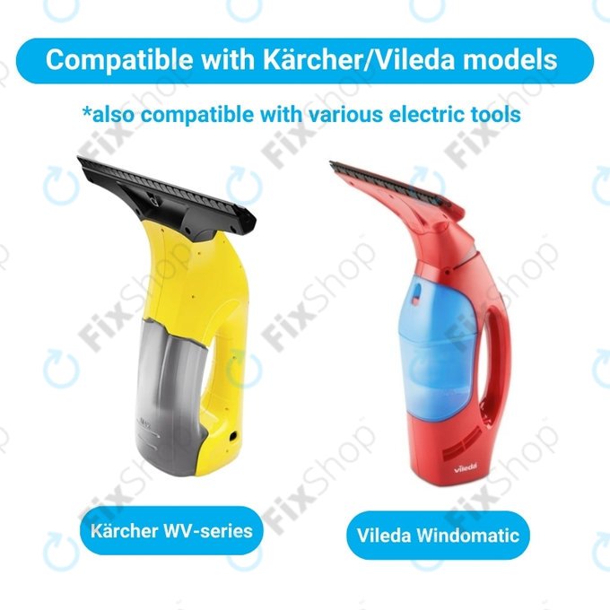 Батерия за Karcher WV1, WV2, WV2 Plus, WV2 Premium, WV50 Plus, WV70 Plus, INR18650, Li-Ion 3.7V 2900mAh, HQ