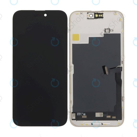 Дисплей Soft OLED за iPhone 15 Pro Max, Тъчскрийн с рамка, DIAGNOSTIC