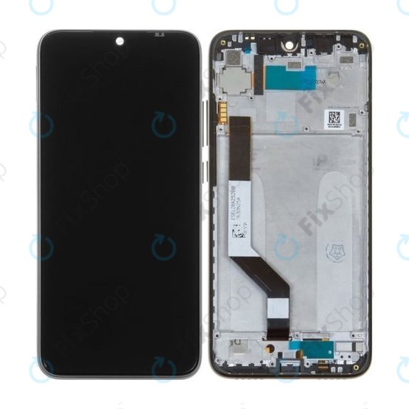 дисплей за Xiaomi Redmi Note 7, Тъчскрийн и рамка, 5606100920C7, 560610100033, 560610125033, Space Black, Genuine Service Pack
