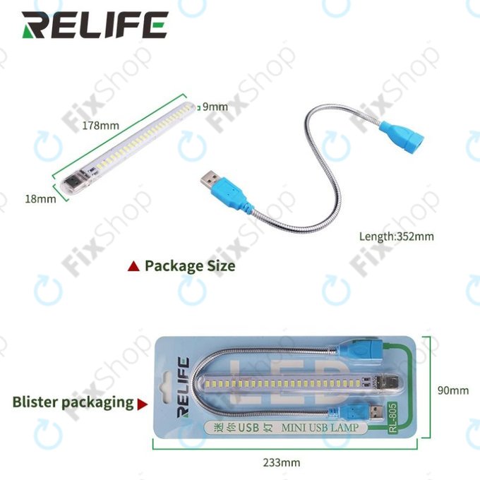 USB мини LED лампа, Relife RL-805