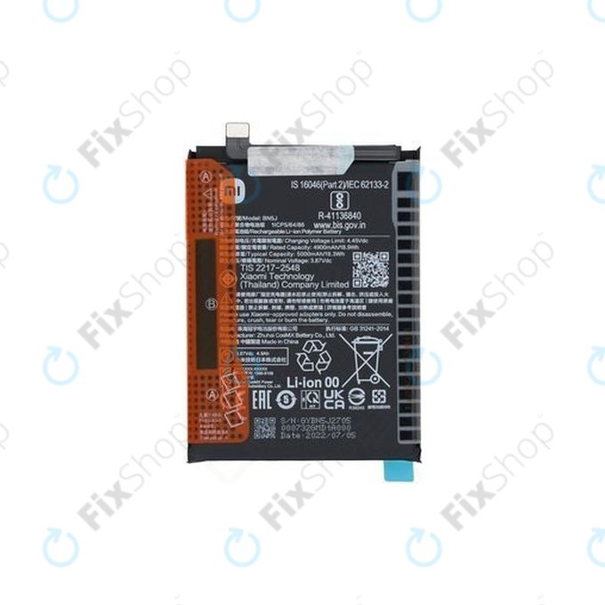 Батерия за Xiaomi Poco X5, Redmi Note 12, BN5J, 5000mAh - 46020000F41Y, Genuine Service Pack