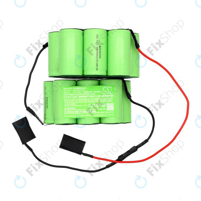Батерия за Bosch BBBH 22042, BBH 22042/01, 2000mAh, Ni-MH, 20.4V, VXAS011V20, HQ