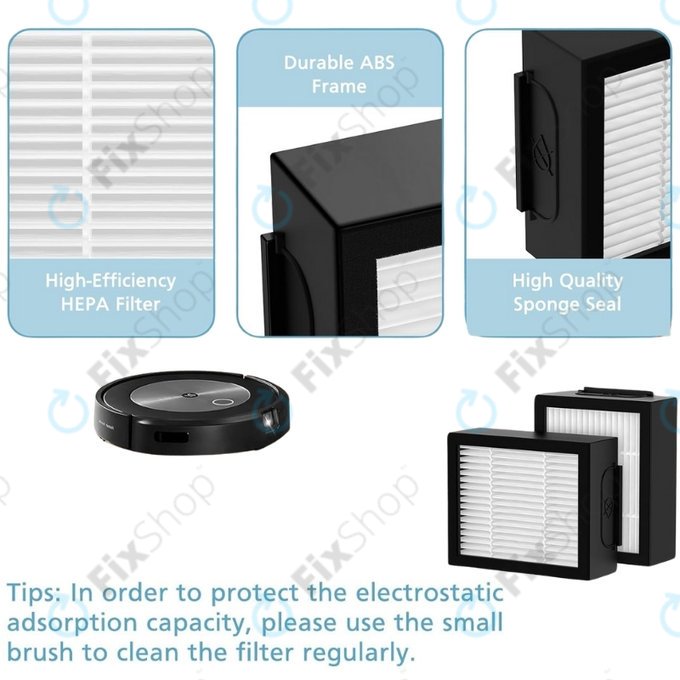 HEPA филтър за iRobot Roomba e-series, i-series, j-series (3pcs)
