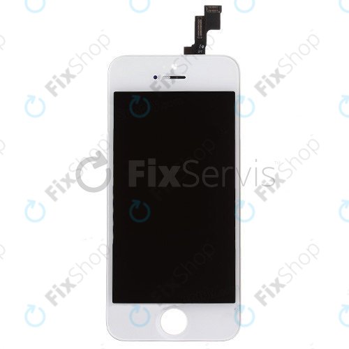 Дисплей за iPhone 5S, SE, White, Тъчскрийн с рамка