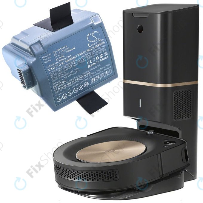 Батерия за iRobot Roomba S9, S9+, 4400mAh, Li-Ion, 14.4V, ABL-B, HQ