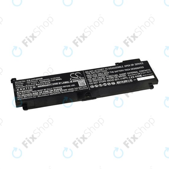 Батерия за Lenovo ThinkPad T460S, T470S, 2000mAh, Li-Pol, 11.4V, 00HW025, HQ