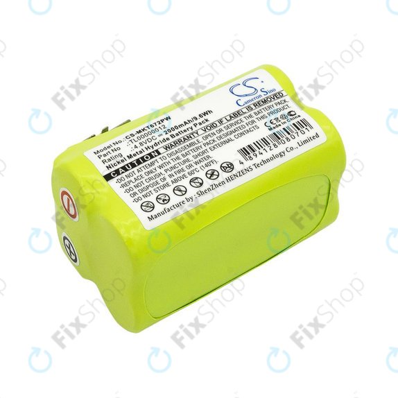 Батерия за Makita 6722D, 6723DW, 2000mAh, Ni-MH, 4.8V, TL00000012, HQ
