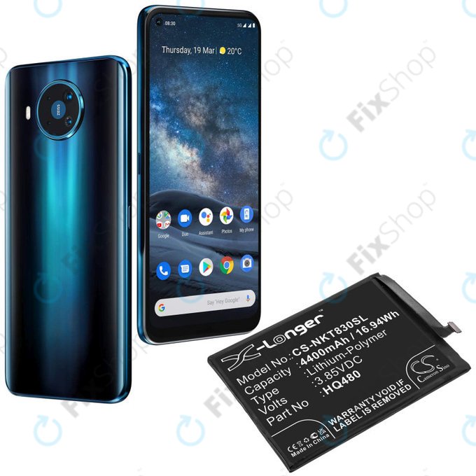 Батерия за Nokia 8.3 2020 5G, 4400mAh, Li-Pol, 3.85V, HQ480, HQ