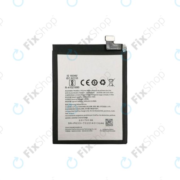 Батерия за OnePlus 3T, BLP633, 3400mAh