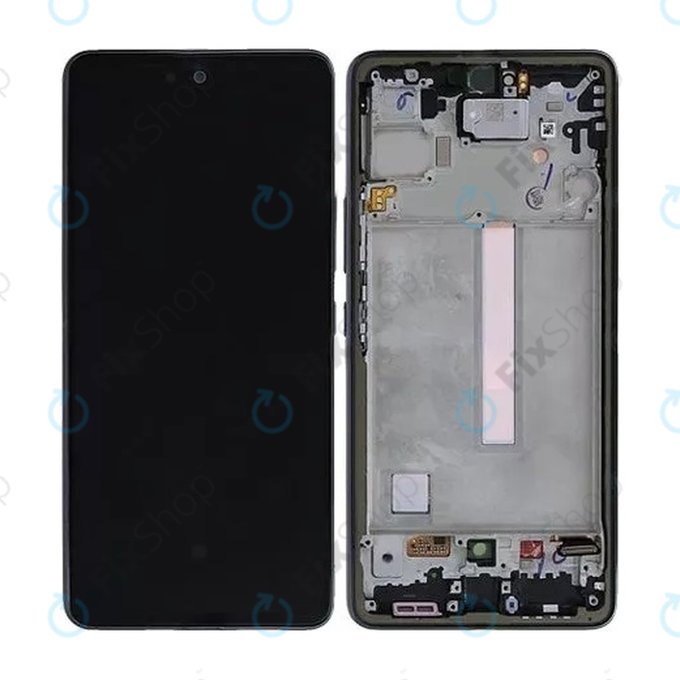 дисплей за Samsung A73 A736, Тъчскрийн и рамка, черен, Black, TFT