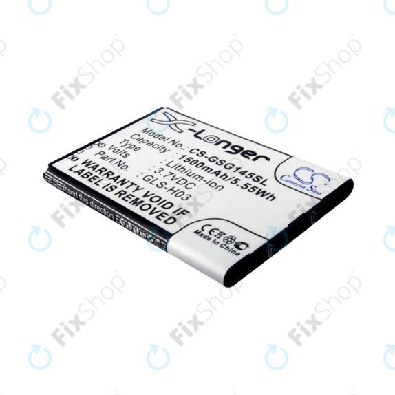 Батерия за Gigabyte GSmart G1345, 1500mAh, Li-Ion, 3.7V, GLS-H03, HQ
