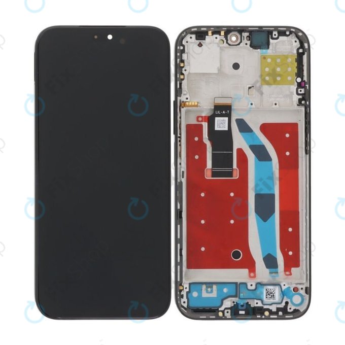 дисплей за Honor 200 Lite, Тъчскрийн и рамка, Midnight Black, TFT