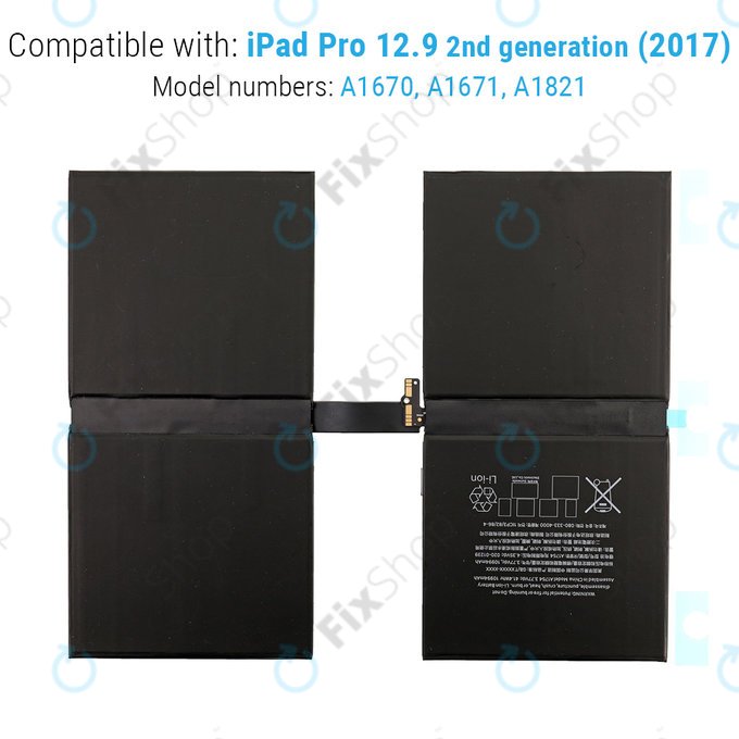 Батерия за iPad Pro 12.9" (2nd Gen 2017), 10891mAh