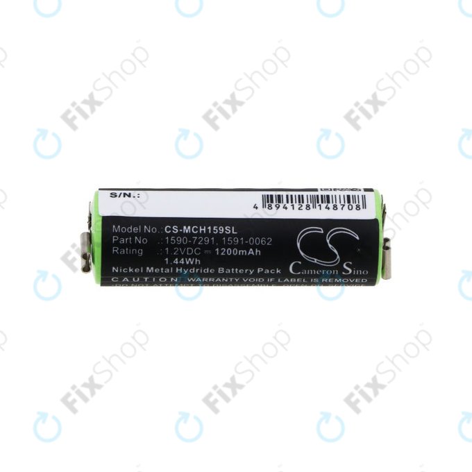 Батерия за Moser Chromini 1591, Ermila Bella 1590, 1200mAh, Ni-MH, 1.2V, 1590-7291, HQ