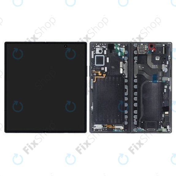 Дисплей OLED за Samsung Z Fold 7 F966B, Jetblack, Тъчскрийн с рамка
