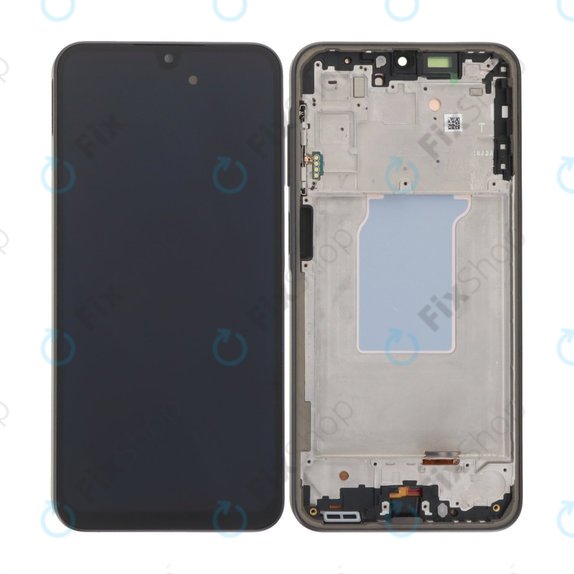 Дисплей OLED за Samsung A26 A266E, Black, Тъчскрийн с рамка