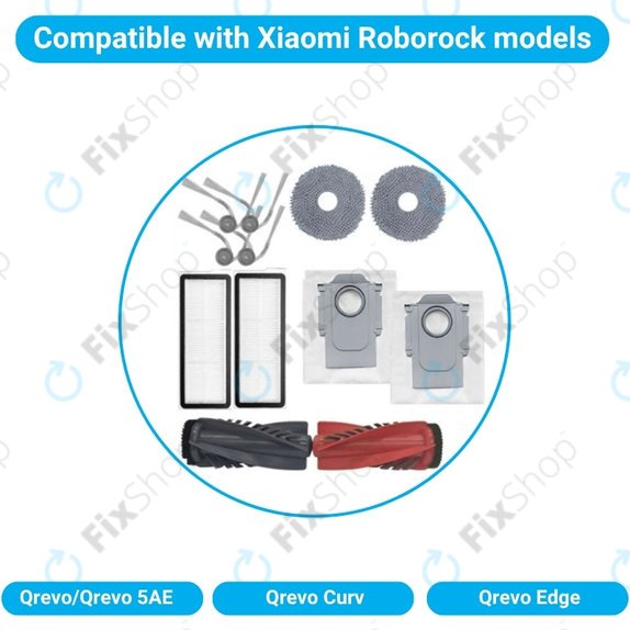 Комплект за Xiaomi Roborock Qrevo, Qrevo Curv, Qrevo Edge, Qrevo 5AE