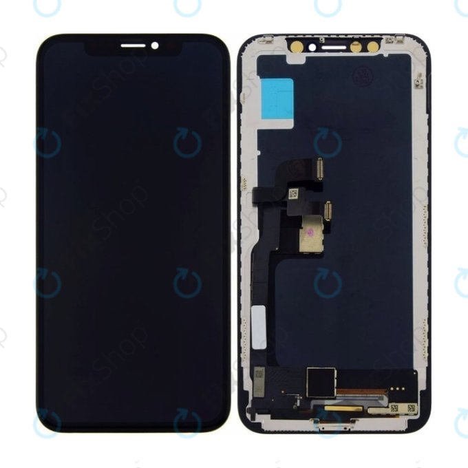 Дисплей In-Cell за iPhone X, Тъчскрийн с рамка, FixPremium