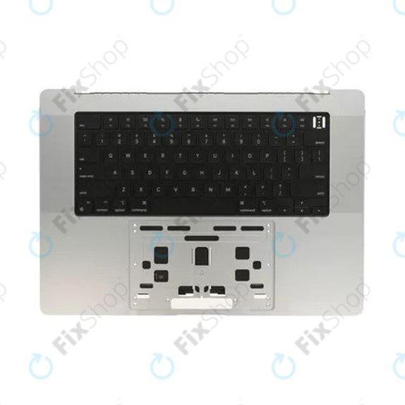 Горен корпус с клавиатура за MacBook Pro 16", A2780 (2023), с US клавиатура и батерия, Silver, 661-32190, Genuine Apple