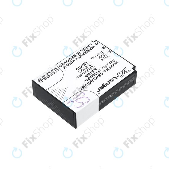 Батерия за Kodak PIXPRO S1, AZ651, AZ652, AZ901, 1150mAh, Li-Ion, 7.4V, LB-070, HQ