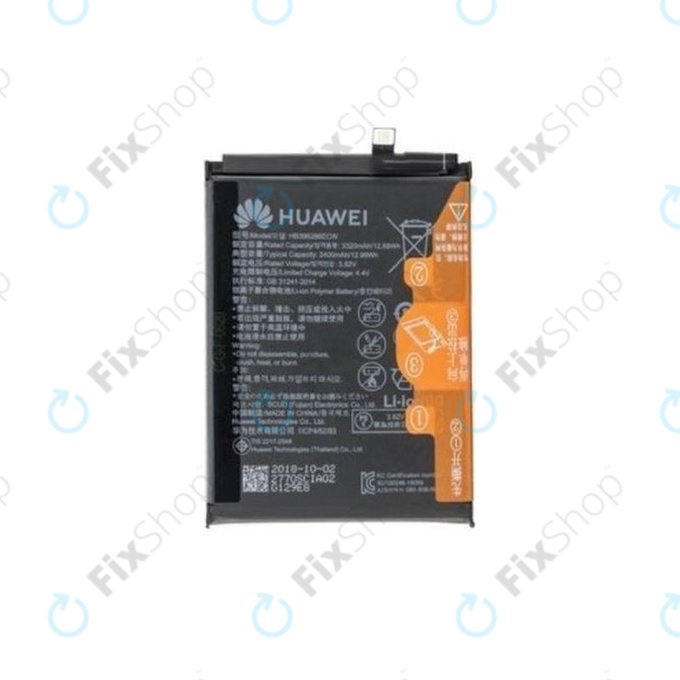Батерия за Huawei Honor 10 Lite (HRY-LX1), P Smart (2019), Y9 (2019), HB396286ECW, 3400mAh, 24022919, 24022770, Genuine Service Pack