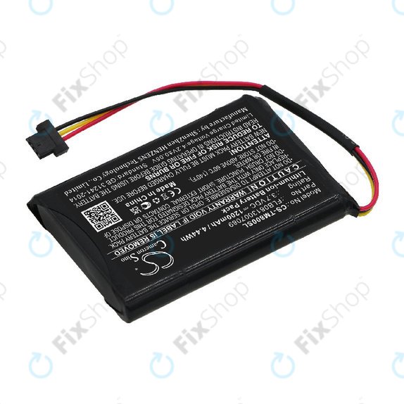 Батерия за TomTom One XL Traffic, XL 30 Europe 31, 1200mAh, Li-ion, 3.7V, FLB0813007089, HQ