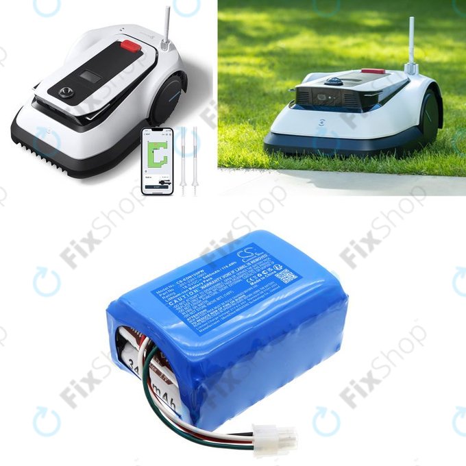 Батерия за Ecovacs BAIZE, G1-800, GX-600, GOAT G1, 6400mAh, Li-Ion, 18.5V, 201-2201-0903, HQ